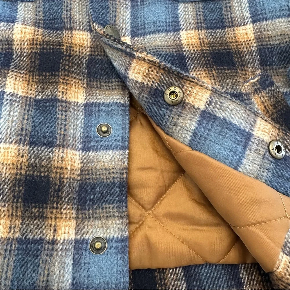 Old Navy Shacket, Size 3T, Plaid, Unisex Kids Jacket Outerwear